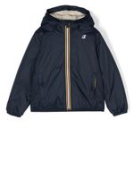 K Way Kids veste bomber à logo poitrine imprimé - Bleu