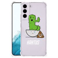 Samsung Galaxy S22 Stevig Bumper Hoesje Cactus Poo