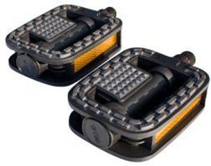 Neco Pedalen set 9/16 inch grijs/zwart