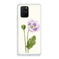Purple poppy: Samsung Galaxy S10 Lite Transparant Hoesje