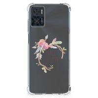 Motorola Moto E22 | E22i Stevig | Bumper Hoesje | Boho Text