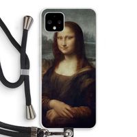 Mona Lisa: Pixel 4 XL Transparant Hoesje met koord