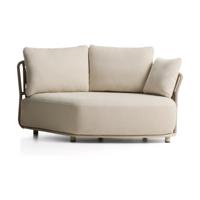 Kave Home Osani tuinbank hoekmodule Ecru