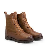 Travelin&apos; Kids - lace-up boot casual - Cognac - Maat 31