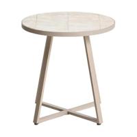 Kave Home Tella bijzettafel Ø45 cm Beige