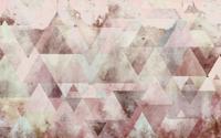 Noordwand Komar Pure Fotobehang Triangles Red - P018B-VD4
