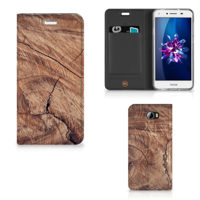 Huawei Y5 2 | Y6 Compact Book | Wallet Case | Tree Trunk