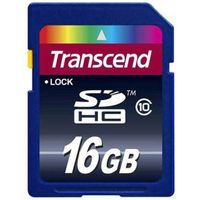 Transcend SDHC 16GB Class 10