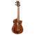 Ortega CAIMAN-BS-GB Lizard Series Short Scale Uke Bass Natural elektrisch-akoestische bas ukelele met gigbag