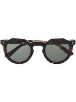 Lesca lunettes de soleil à monture effet écaille de tortue - Marron Lesca lunettes de soleil à monture effet écaille de tortue - Marron