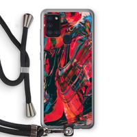 Endless Descent: Samsung Galaxy A21s Transparant Hoesje met koord