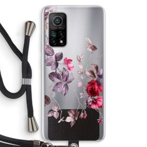 Mooie bloemen: Xiaomi Mi 10T 5G Transparant Hoesje met koord