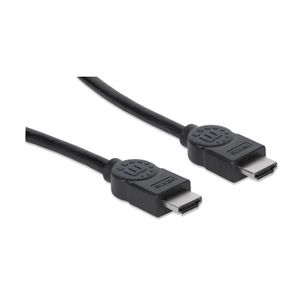 Manhattan 323260-CG HDMI-kabel HDMI Aansluitkabel HDMI-A-stekker, HDMI-A-stekker 15.00 m Zwart 4K UHD, Audio Return Channel (ARC)