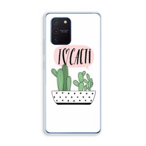 I love cacti: Samsung Galaxy Note 10 Lite Transparant Hoesje