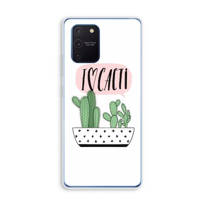 I love cacti: Samsung Galaxy Note 10 Lite Transparant Hoesje