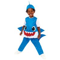 Baby Shark Kostuum Peuter Blauw