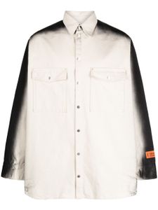 Heron Preston chemise à patch logo - Tons neutres