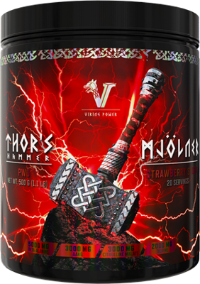 Viking Power Thor&apos;s Hammer Pre-workout Strawberry Storm (500 g)