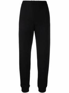 Moschino pantalon de jogging à taille haute - Noir