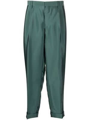 Kolor pantalon court à coupe fuselée - Vert