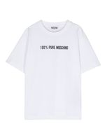 Moschino Kids t-shirt en coton à logo imprimé - Blanc - thumbnail