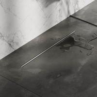 Brauer Slim Douchegoot - 90x3cm - vloerflens - draaibare sifon - RVS DR-XS90NG - thumbnail