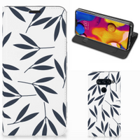LG V40 Thinq Smart Cover Leaves Blue - thumbnail