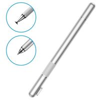 Baseus 2-in-1 capacitieve touchscreen-stylus en balpen - zilver - thumbnail