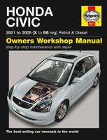 Haynes Werkplaatshandboek Honda Civic benzine & Diesel(2001-2005) 4611