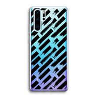 Zwarte vegen: Huawei P30 Pro Transparant Hoesje