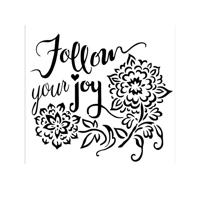 The Crafter's Workshop • template 15x15cm follow joy