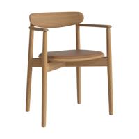 Bolia Merge eetkamerstoel met arm Sydney Cognac geolied eiken