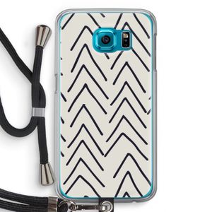 Marrakech Arrows: Samsung Galaxy S6 Transparant Hoesje met koord