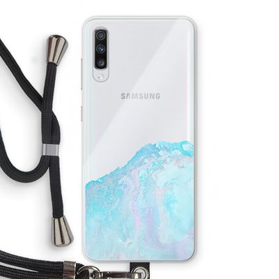 Fantasie pastel: Samsung Galaxy A70 Transparant Hoesje met koord