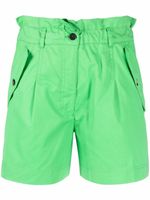 Kenzo short cargo à taille haute - Vert