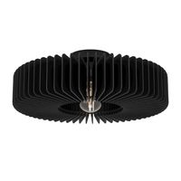 Eglo Houten plafondlamp Palombaia Ø 50cm - zwart 900831 - thumbnail