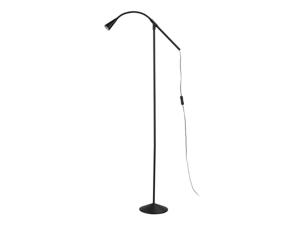 LIVARNO home LED-vloerlamp (Zwart)