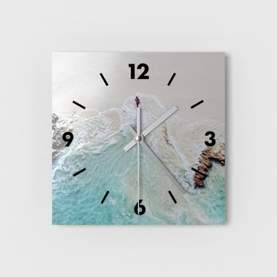 Klok met foto (aluminium)