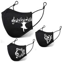 Man 1 PC Sportmaskers Masker Afdrukken Traditioneel Formele avonden Lightinthebox
