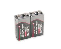 Ansmann 2x Alkaline 9 V blokbatterij | E-blok | 6LR61 MN1604 - 5015591 5015591