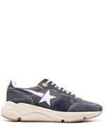 Golden Goose baskets Running Sole en daim - Bleu - thumbnail