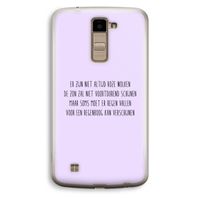 Regenboog: LG K10 (2016) Transparant Hoesje Regenboog: LG K10 (2016) Transparant Hoesje