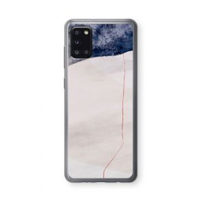 Stone White: Samsung Galaxy A31 Transparant Hoesje