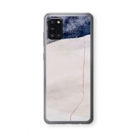 Stone White: Samsung Galaxy A31 Transparant Hoesje