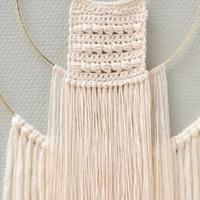 Yarn and Colors Three is a Charm WOW! Muurhanger Pakket 091 Cream