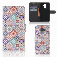 Samsung Galaxy A6 Plus 2018 | Bookcase | Tiles Color