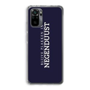 Blijve plakken in Negenduust: Xiaomi Redmi Note 10 Pro Transparant Hoesje