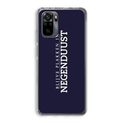 Blijve plakken in Negenduust: Xiaomi Redmi Note 10 Pro Transparant Hoesje