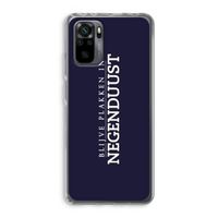 Blijve plakken in Negenduust: Xiaomi Redmi Note 10 Pro Transparant Hoesje