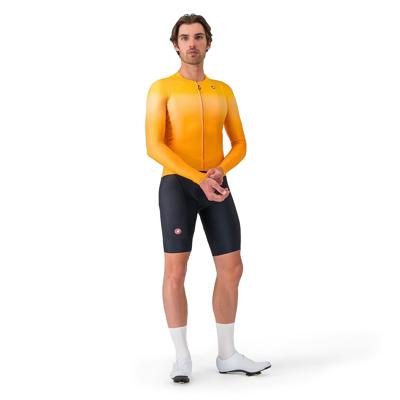 Castelli upf long sleeve jersey vivid orange heren